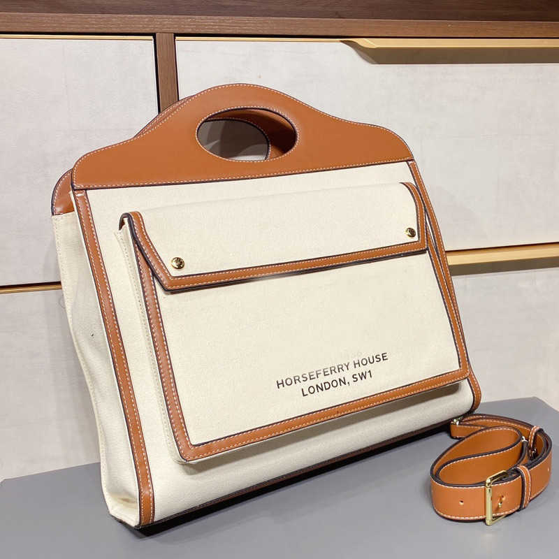 

Designer luxury bag Tote Bag High Quallity Canvas Handbag Purse Large Capacity Package s Fashion Plain Letter Shoulder P Women's leather handbag, No bags