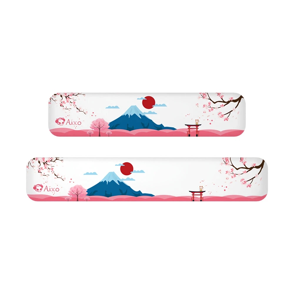 

Akko Mount Fuji Sakurarest Keyboard Hand Cherry Pink Mouse Wrist Support Palm Rest for 87108 Keys S, Fuji mountain sakura