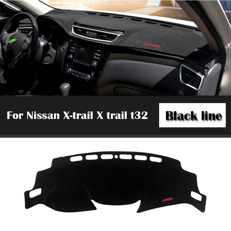 

Interior Decorations Car Dashboard Cover Avoid Light Pad Instrument Panel Mat Carpets Accessories For X-trail X Trail T32 2014-2021 2