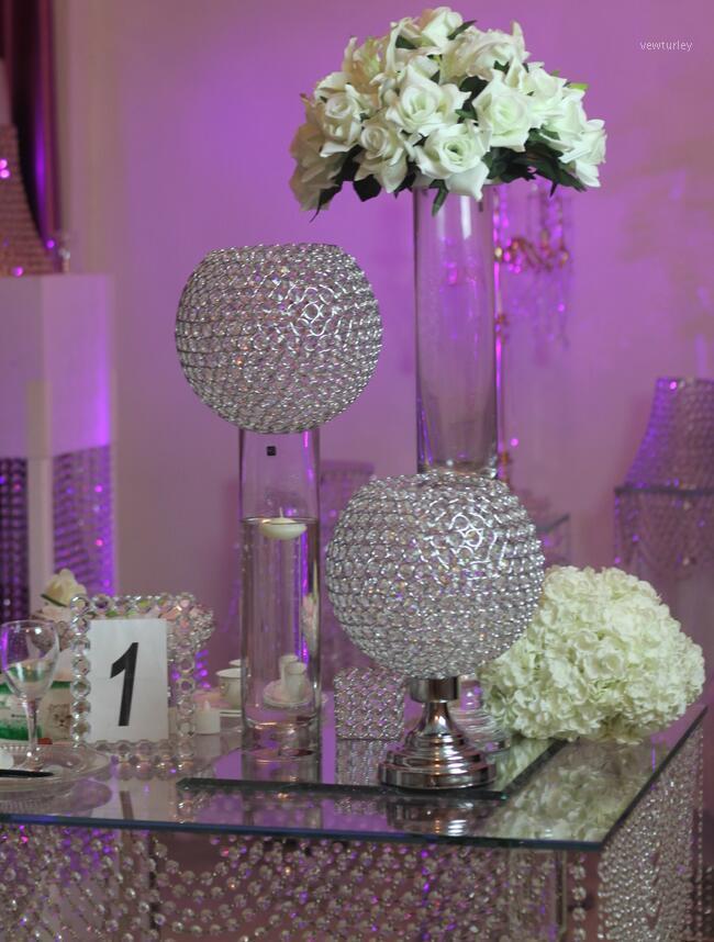 

Party Decoration Flower Holder Crystal /wedding Table Centerpiece