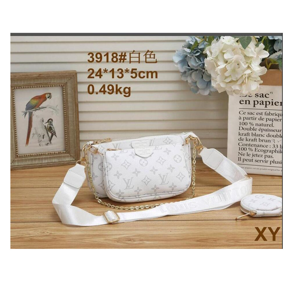 

2020 Chain Bag Women Shoulder Handbag Clutch Crossbody BAG zzc072 LV LOUIS NEW YSL women, Silver