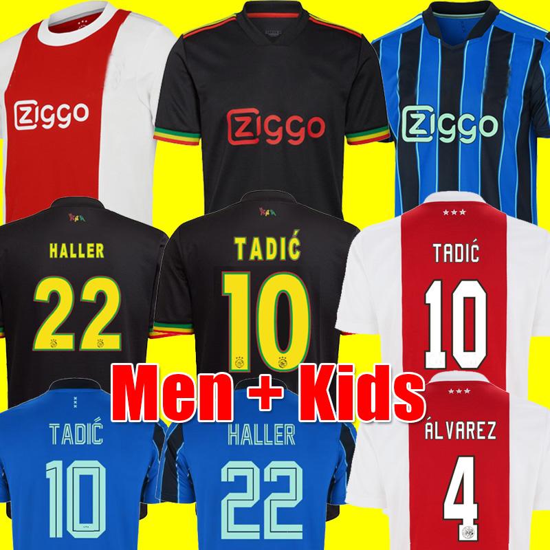 

MEN + KIDS TADIC HALLER AJAX by Bob Marley soccer jersey 21 22 KLAASSEN ÁLVAREZ amsterdam camiseta fútbol NERES 2021 2022 TAGLIAFICO ANTONY CRUYFF, 3rd kids