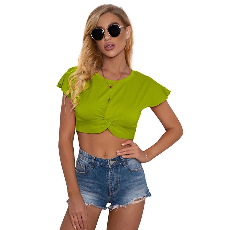 Casual Crop Top Korean Australia | New 