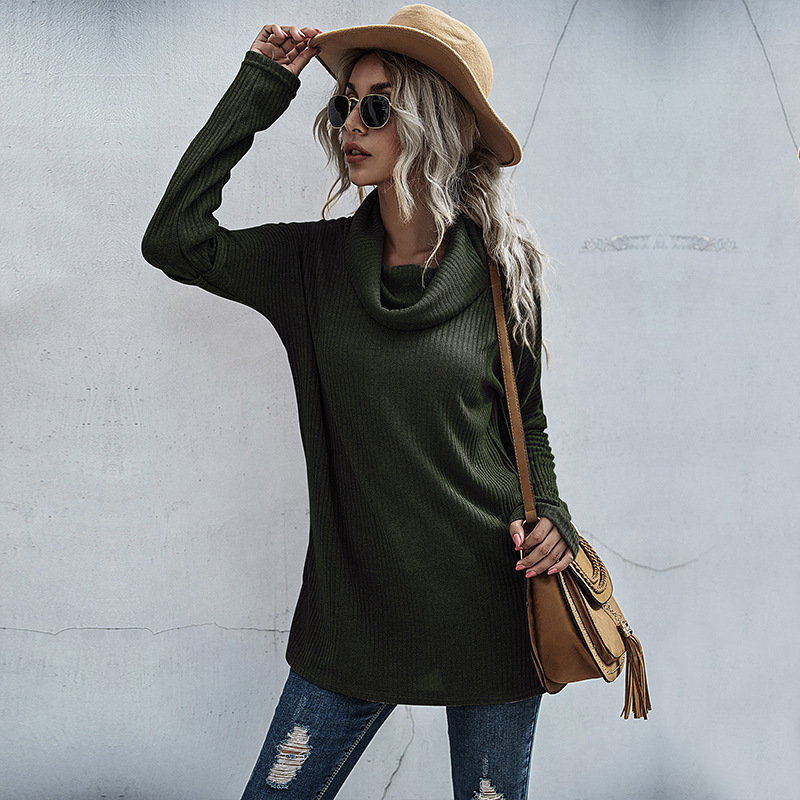 

Autumn sweater with a solid color twisted V-neck knitted forest girl, White;black