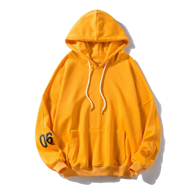 

2021 spring new letter loose hooded jacket student and women's sweater, White