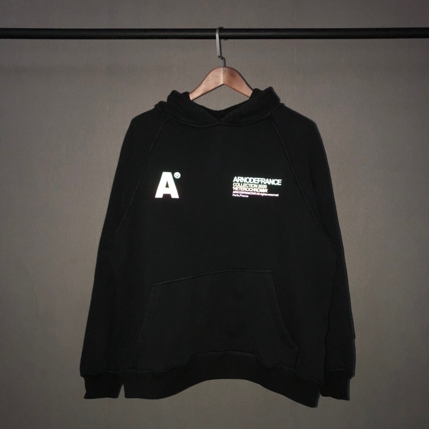 

2021 New Inside Out Washed Old Hoodie Men Women 1:1 Best Quality Vintage Colorful Reflective Arnodefrance Hoody Z6is
