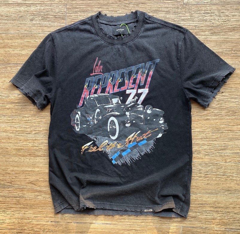 

Sleeve T Shirt Black Vintage Men Women Digital Car Printed Hip Hop T-shirt Top Tees Real Pics