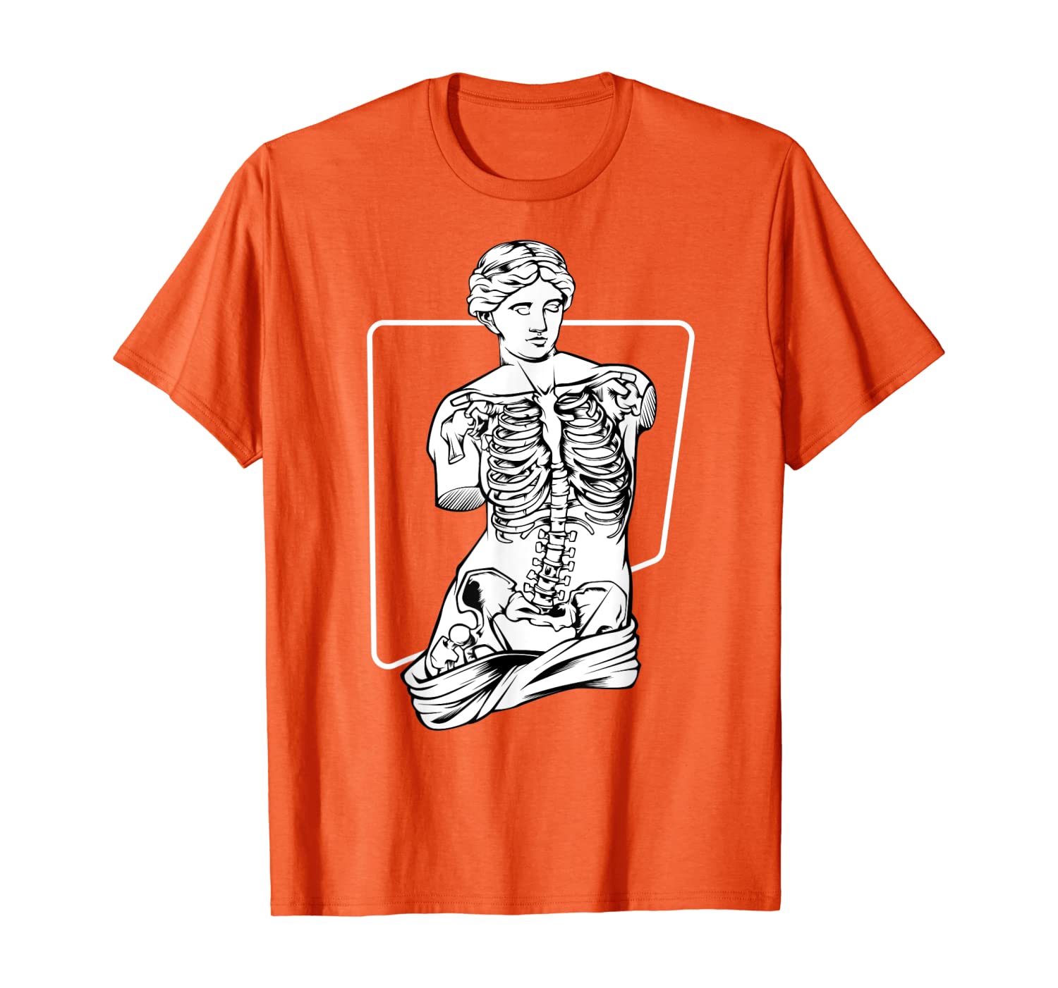 

Venus Skeleton Shirt - Aesthetic Vaporwave Soft Grunge Tee T-Shirt, White;black