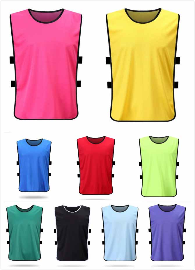 

2021 Men's blank Soccer Group against bibs team shirt good quality men soccer shirt sports group against vest flat