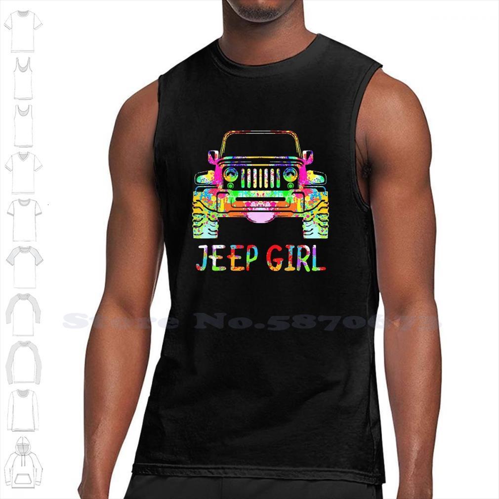 

girl lover hippie vintage racer black white sleeveless tank men women 4x4 funny cherokee ers  grill mechanic, White;black