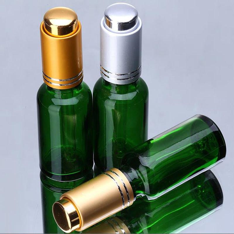 

Storage Bottles & Jars 30ml Green Glass Dropper Bottle 1OZ Pump Lotion Essential Oil Perfume Spray Color