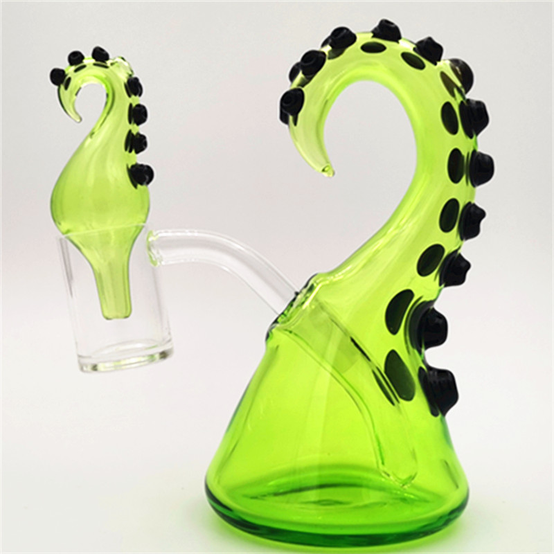 

Glass Octopus Water Bong With 10 Female Joint Hookahs Dab Rig Pipes