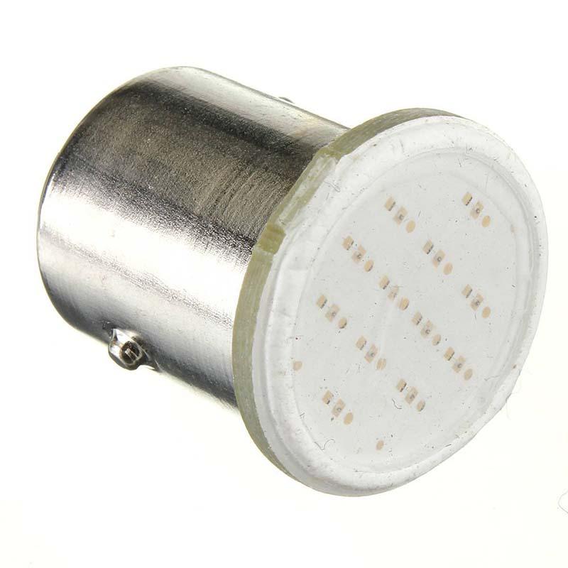 

Car Headlights 2 X 1157-T25 BAY15D COB LED P21 / 5W Turn Light DC 12V Red