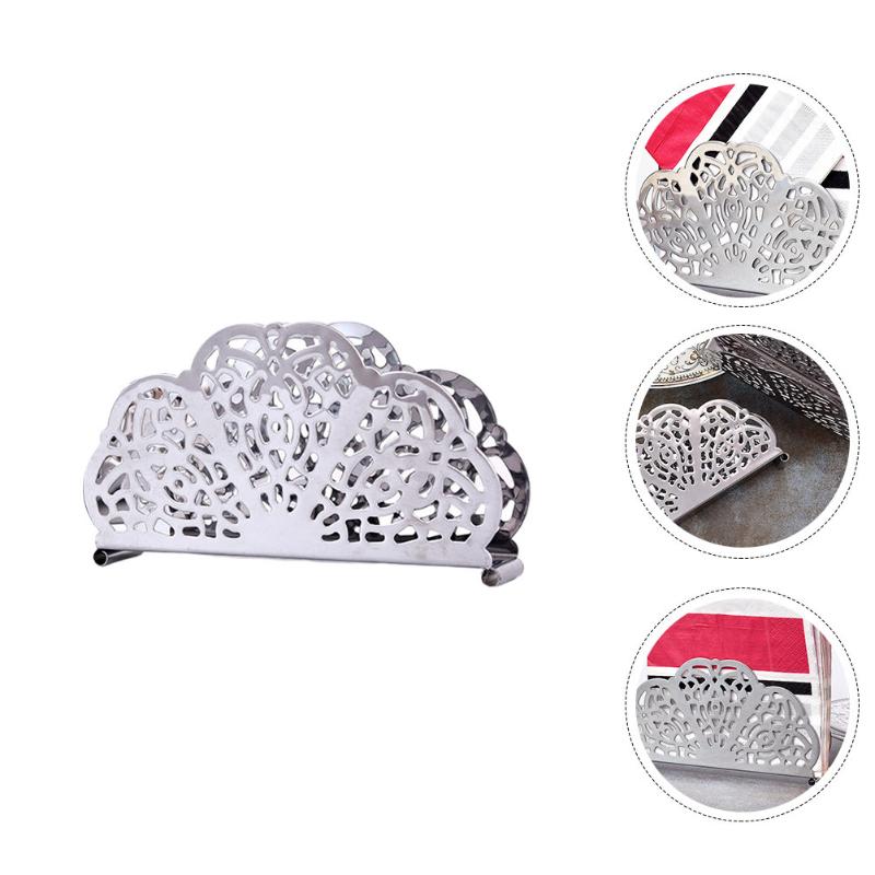 

Tissue Boxes & Napkins 1PC Household Napkin Rack Decorative Stand Vertical Paper Holder