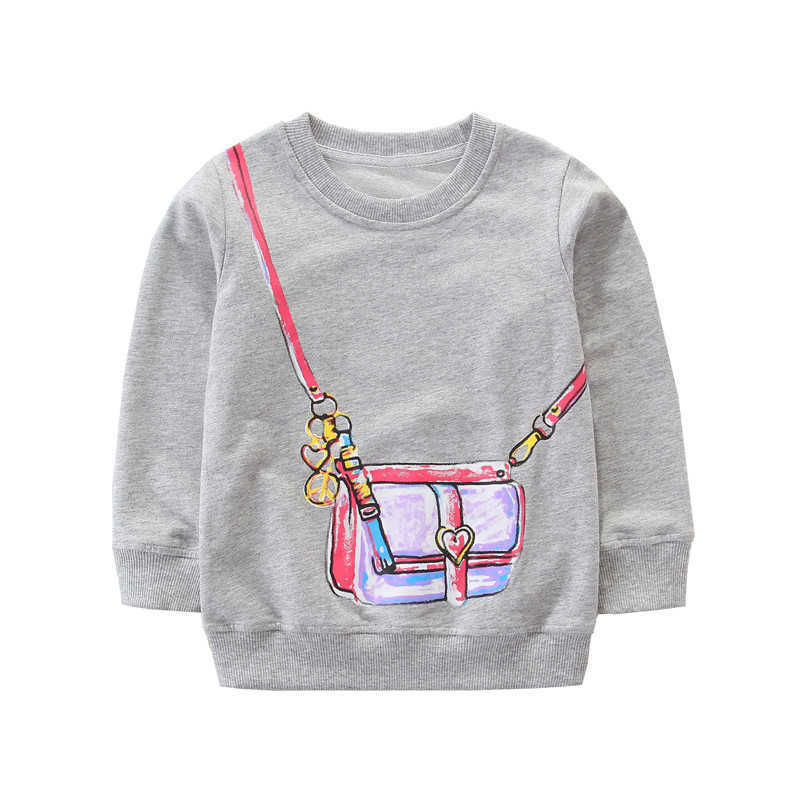 Enfants coton filles swetshirts pommes imprimées vêtements de bébé à la mode pour l'automne provification de printemps à capuche enfants pulls 21