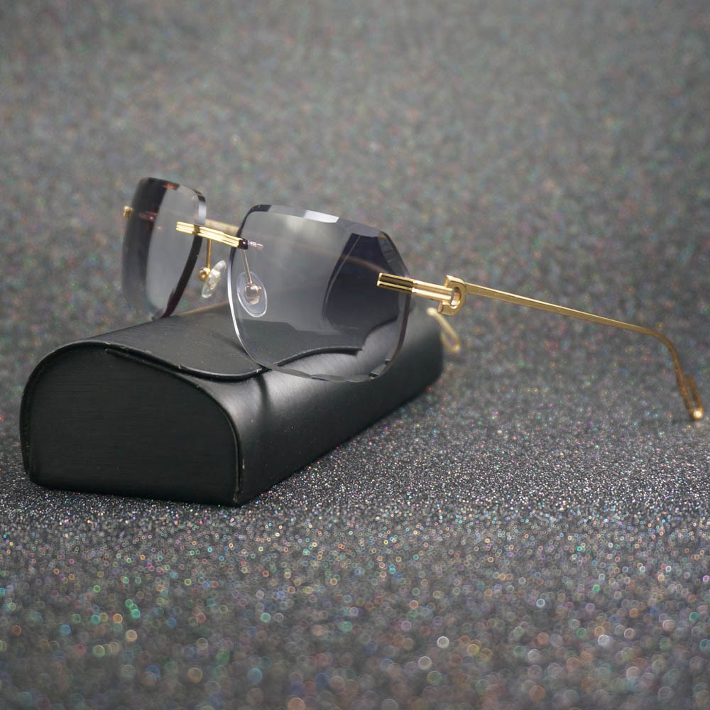 

Designer Carter Decorative Glass Luxury Men Sunglasses Cut Eyewear Sunnies Glasses for Fish European Women Sunglass