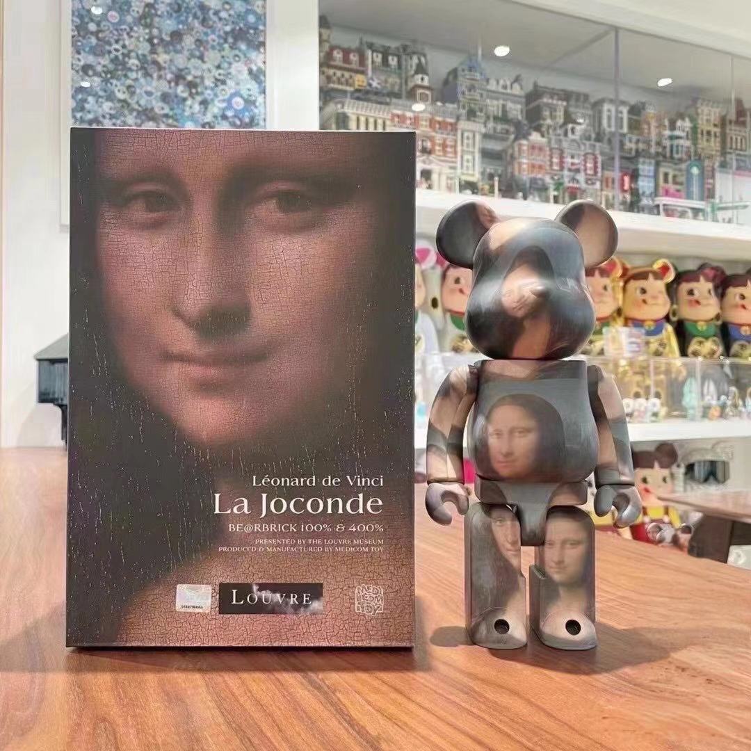 

New style 400% 28CM Bearbrick The ABS Famous paintings Fashion bear Chiaki figures Toy For Collectors Be@rbrick Art Work model decoration to