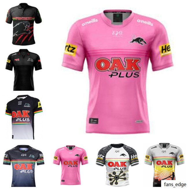 

20-21 Penrith Panthers Indigenous Rugby Jerseys 20&20Home Jersey National Rug by League Australia NRL shirts Size S-5XL, Black