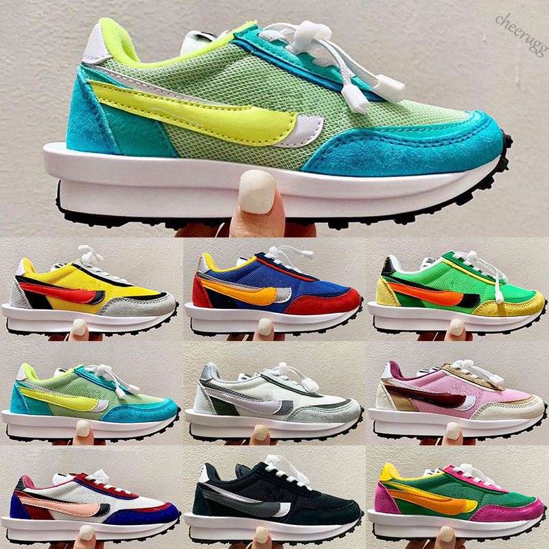 

Infants Toddlers Kids shoes Sacaily x LDV Waffle Pack Running Sports Pine Green Yellow Green Gusto Sc LDV Waffle for Childrens Girls Youth, Color 2