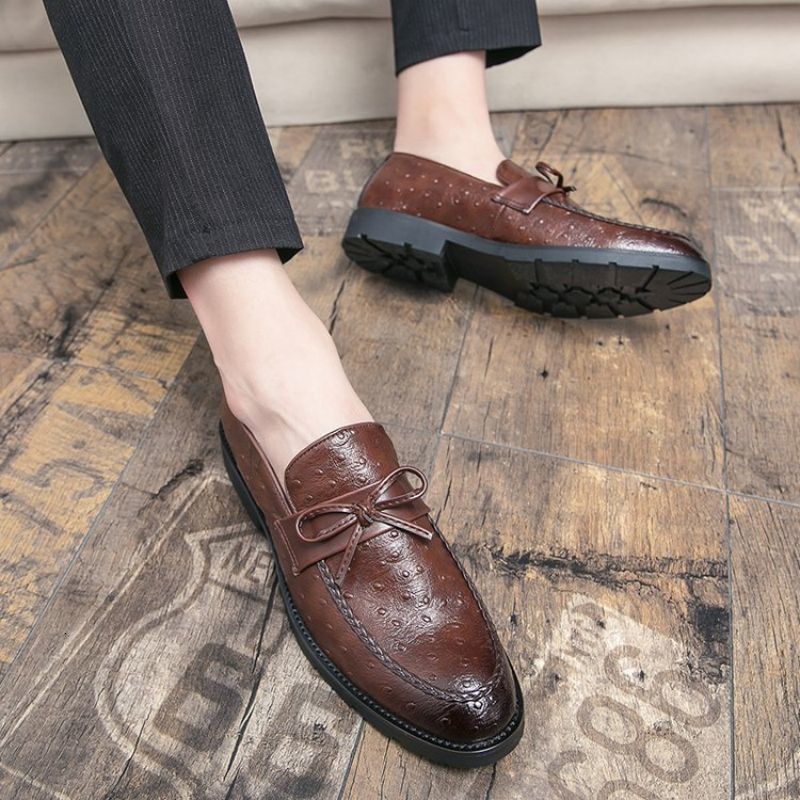 

dress shoes arc of male plutonium decoration comfortable low heels daily fashion business dress shoes leisure men's ks141 jkp4, Black