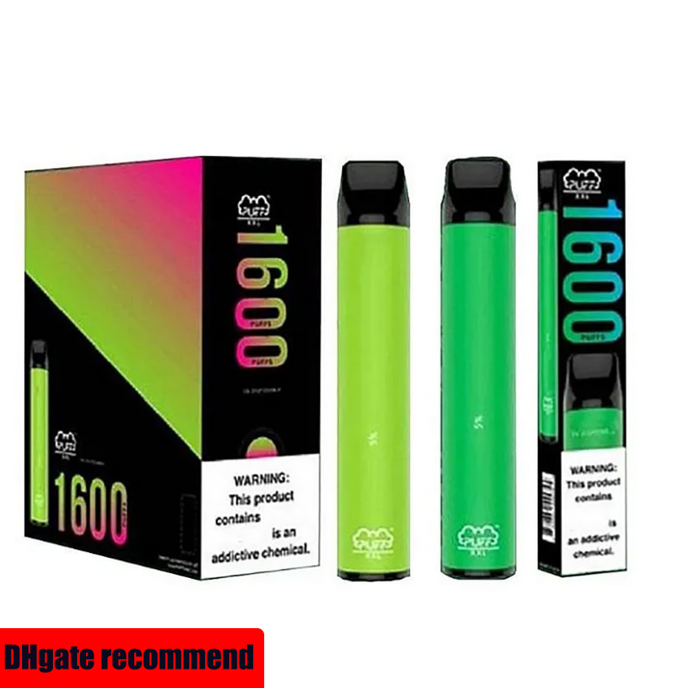 

Puff Xxl 1600 Puff Puff Bar Xxl 1600Puffs 850mah 4.0ml Oil Capacity 22Colors Selectable Free Shipp To Usa 5-7 Days