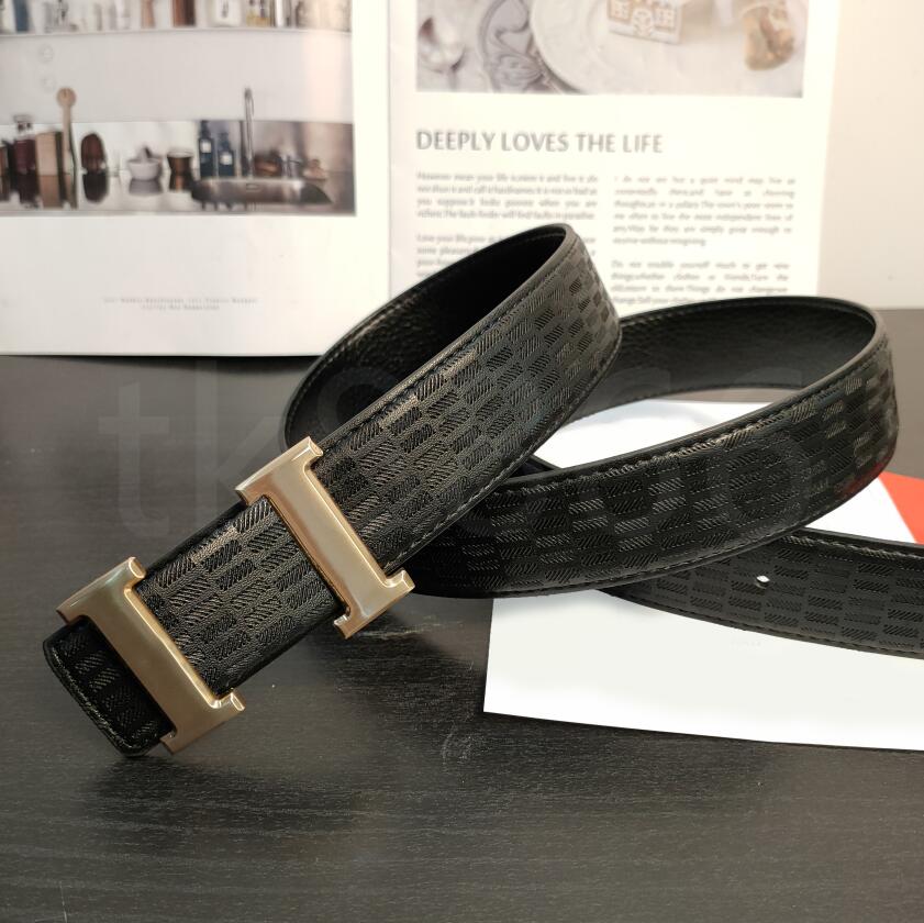 

Designer Belt Men women Fashion Senior Belts luxury Classic Wide 3.8CM Genuine Leather high quality With orange box, Black;brown