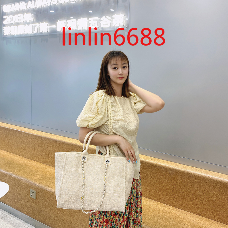 

Come with Letter Logo women's large capacity trend Bag Top quality #8849 simple commuting portable woven bags foreign style fashion Tote handbags purse wallets, Size:37×17×30cm
