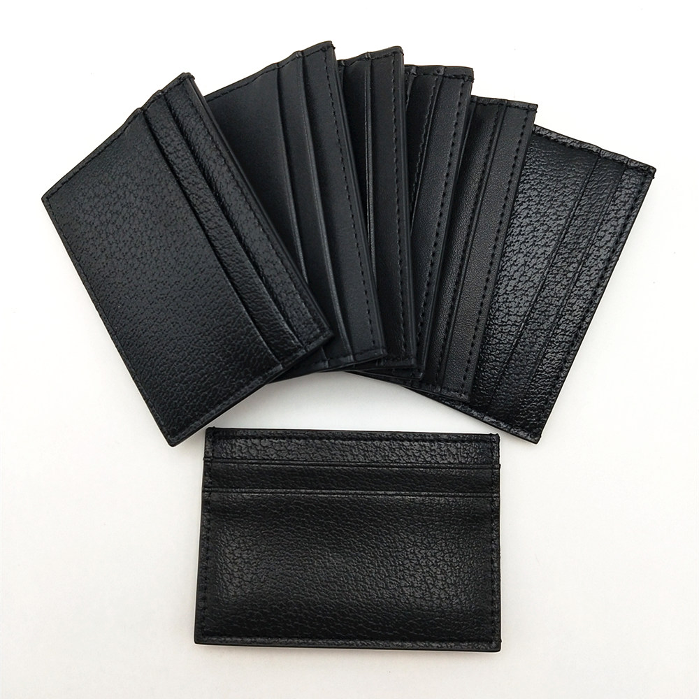 

Men Fashion Women Card Wallet Bank Holder Slim Mens Mini Leather Real Wtih Credit Classic Small Wallets Genuine Box Nsreu, Gold g