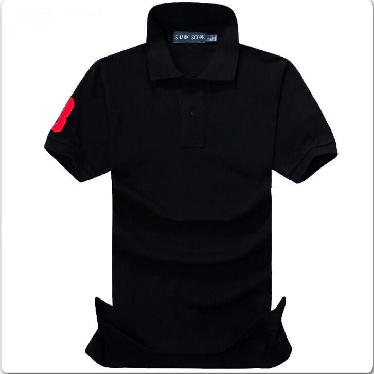 

Men's Polo Shirt Big Small Horse Crocodile Embroidery Short Sleeve Men's Casual Cotton Breathable Sweatshirt Men's Polo Shirt Top, White;black