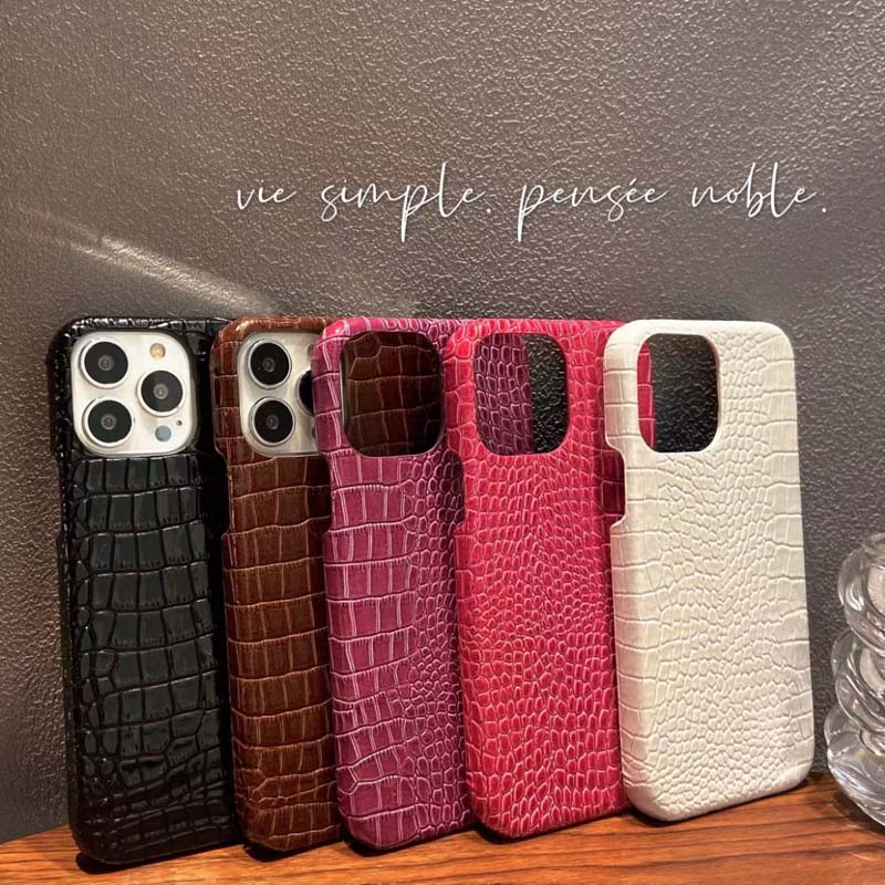 

crocodile skin shiny leather Phone Cases For Huawei OPPO VIVO iPhone 14 Pro max 14 PLUS 13 12 11 X XR XS XSMAX Designer Samsung Case S20 S20P S20U NOTE 10 20 Ultra, Black