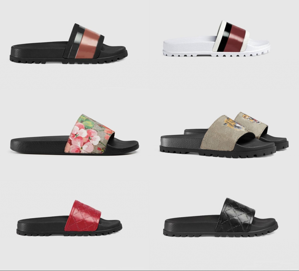 

Men Women Slippers with Correct Flower Box Dust Bag Shoes snake print Slide Summer Wide Flat Sandals Slipper, Not place the color