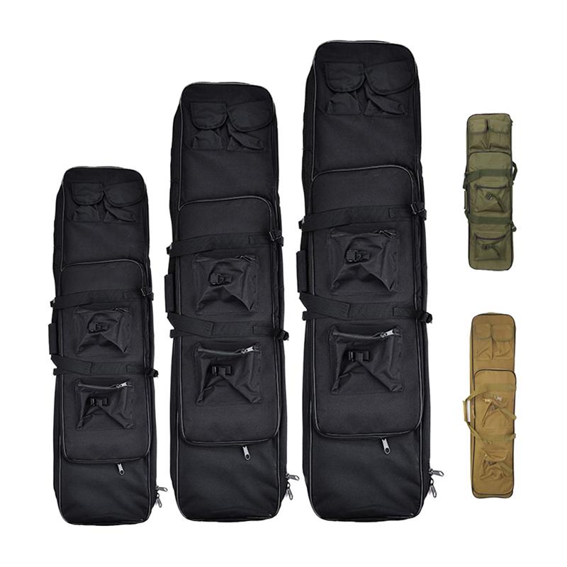 

Stuff Sacks 85 95 120cm Tactical Rifle Gun Bag Outdoor Hunting Carrier Protection Dual Storage Holster Case Soft Backpack, Green 85cm
