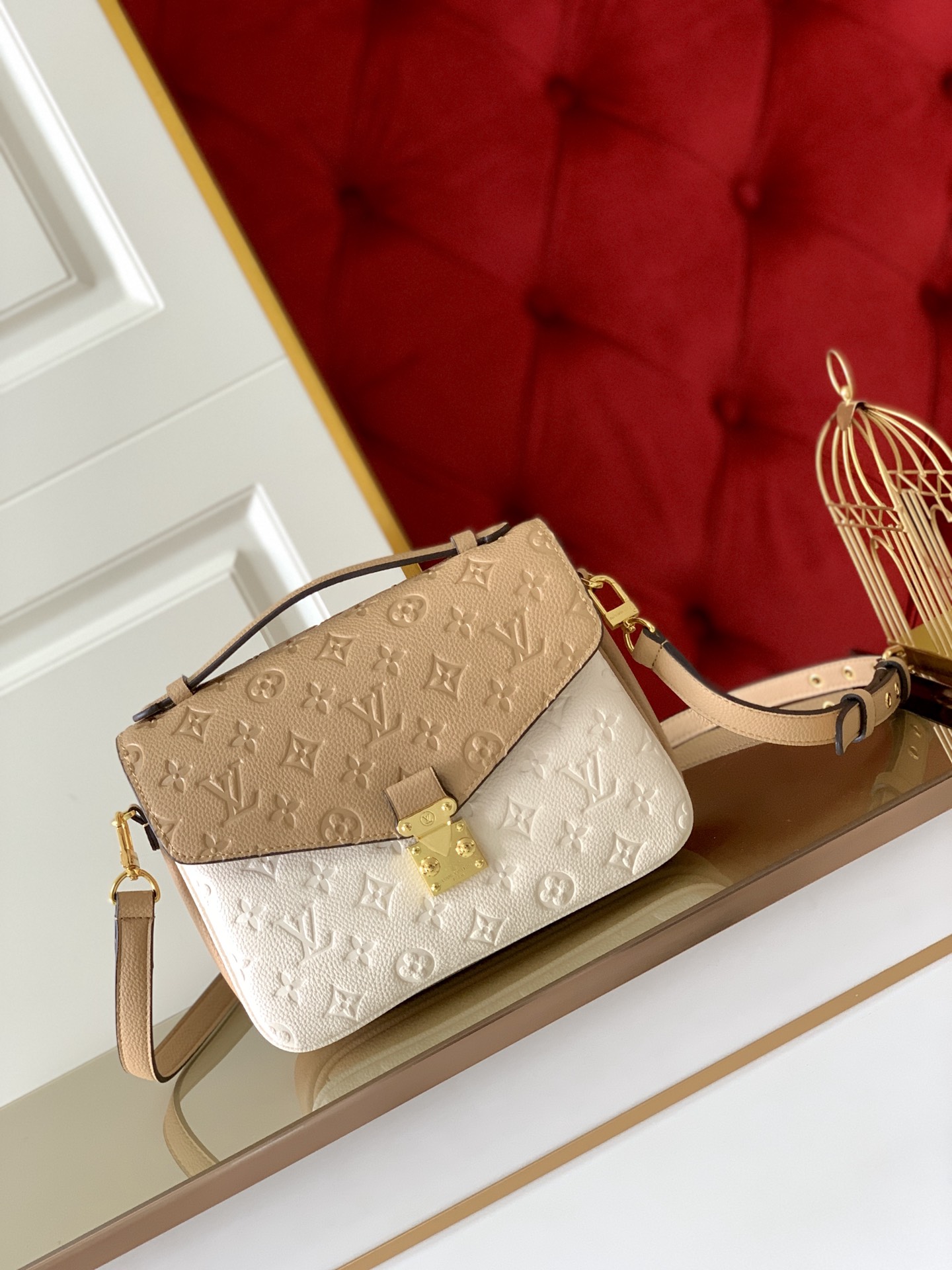 

Louis Vuitton Luxurys designers orignal real genuine leather lady bag LV messenger fashion satchel shoulder handbag wallet