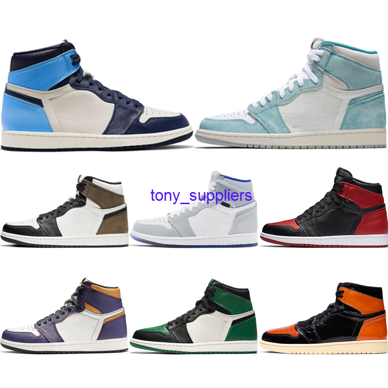 

2021 University Blue Jumpman Mocha 1S Mens Basketball Shoes Tokyo Fearless Legends Black Chicago Unc Nakeskin Retros 1 Trainers Women, Hfj-5