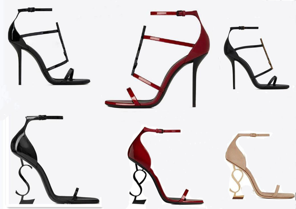 

Designer Women Opyum heels pumps sandals Red sandal bottom shoes follies girl sexy heels strass slingback Kate Sling genuine leather pointed toe reds soled EU35-43