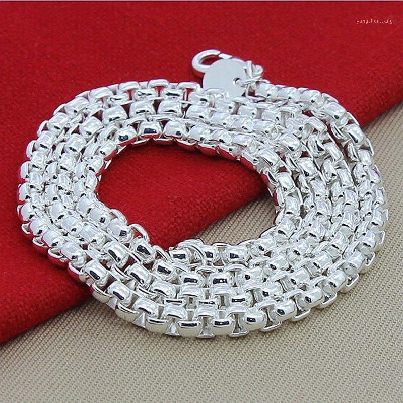 

High Quality Silver Color Chain Necklaces Jewelry For Valentine Day Gift Chains