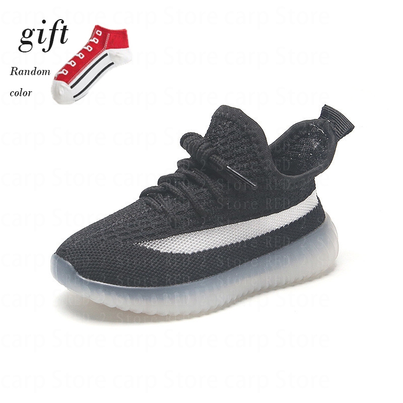 

Sneakers Kids shoes baby children girl shoes casual child Sneaker Boys Girls Baby Running Soft Bottom Canvas white bla Sports, Black sneakers