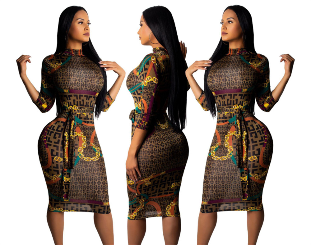 

Designer Womens Dresses Stretch Black Party Dress Plus Size Skinny Sexy Club Wear Gorgeous Warm Maxi Bandage Bodycon Clothing, Brown