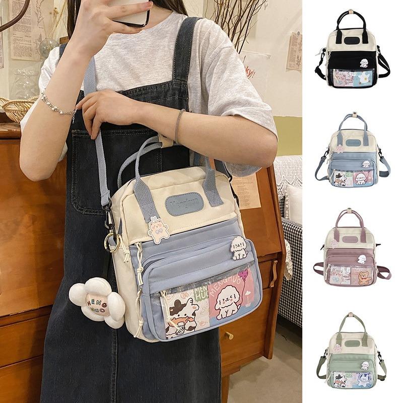 

School Bags Korean Style Cute Mini Bag Backpacks Women Waterproof Nylon Small Shoulder For Teenage Girls Schoolbags Travel, C-4