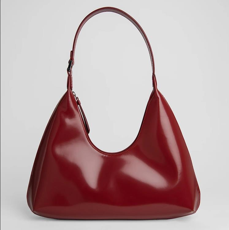 

Ladies Bag 2021 Shoulder Bag Women Fashion New Pu Handbag Ladies Patent Leather Summer Underarm Bag Women, Black