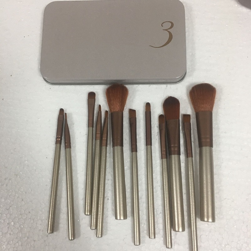 

iron box 12 make-up brush sets brush a variety of iron box make-up and color make-up tools