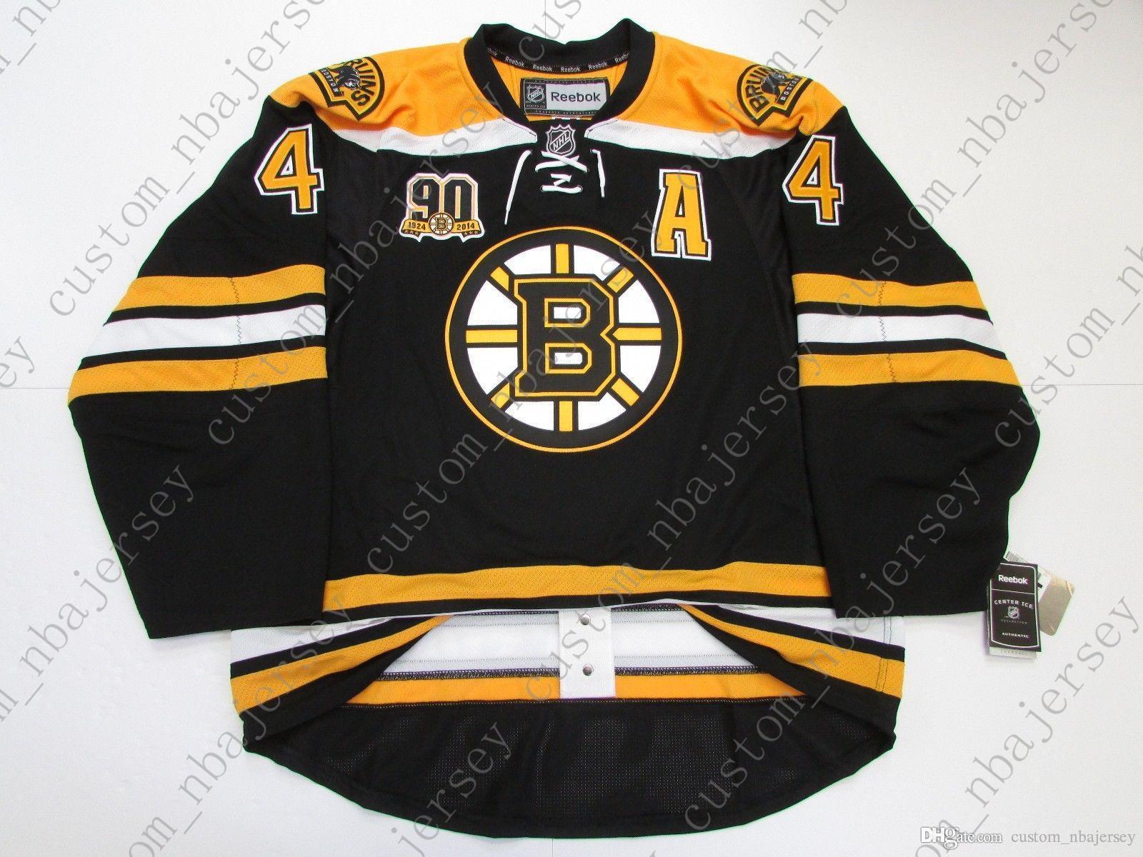 

Cheap custom BOBBY ORR BOSTON BRUINS 90th ANNIVERSARY JERSEY stitch add any number any name Mens Hockey Jersey XS-5XL, Black;blue
