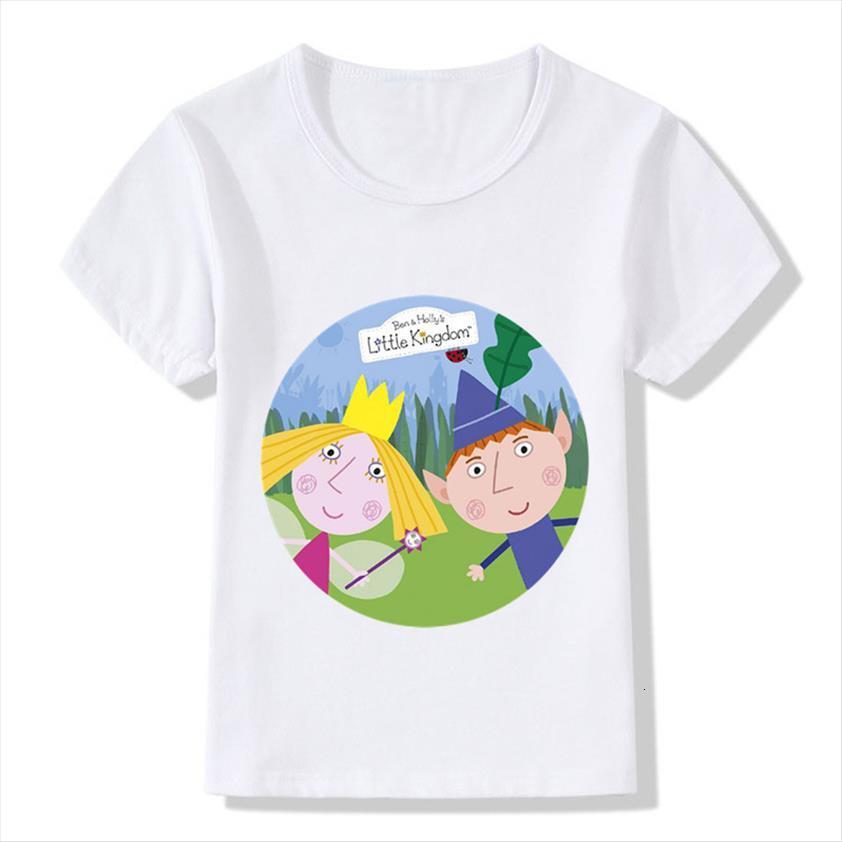 Children Cartoon Ben And Holly Kingdom Funny T Shirt Kids Baby Summer Cute Clothes Boys Girls Tops-image-724120842