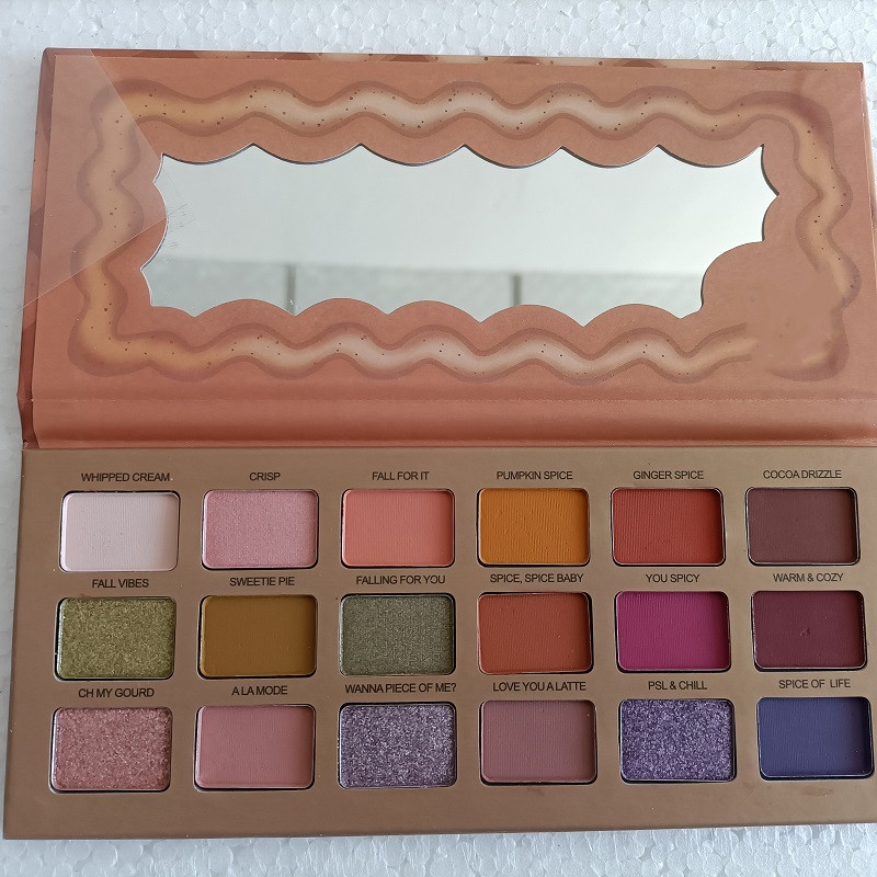 

2021sweet peach Makeup eye shadow Chocolate Gold palette eyeshadow white bar 18 colors Peaches Cosmetics, Mixed color