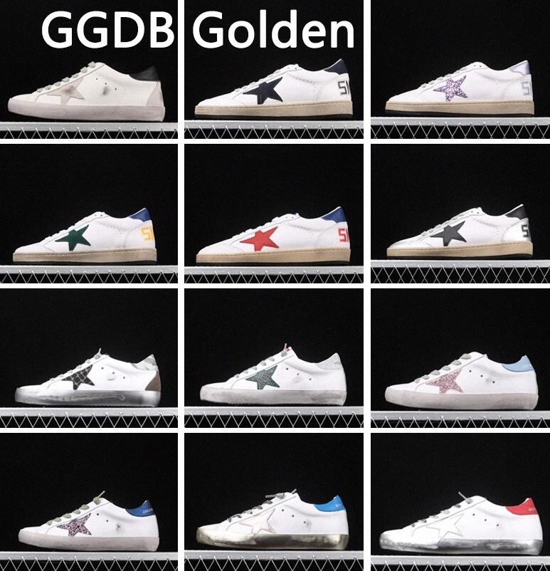 

2021 fashion Super Star GGDB Golden Goose men Women casual shoes Sneakers mens womens Sneaker basket Shoe Sequin Classic White Do-old Dirty trainers A9nd#