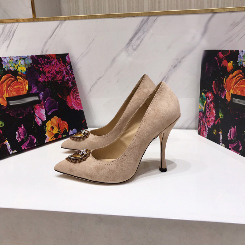 

2021 Good Quality Fashion Women Luxurys Designers Shoes Designer Sandals Womens Luxury High Heels Sandal Dress Shoess With Box Size 35-41 -H612, Pink