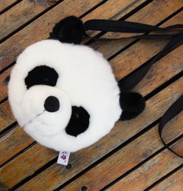

Plush toy giant panda backpack doll polar bear hand bag children's storage bag manufacturers direct sales