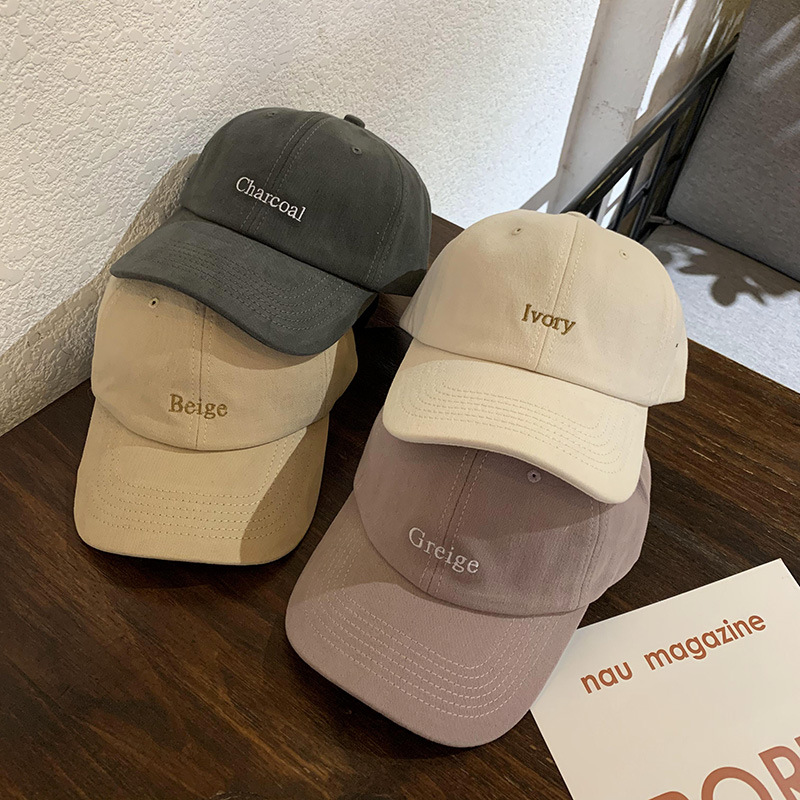

Hat Female Hipster Korean Style Fashion Brand Soft Peaked Male Spring and Summer Sun Shade Hip Hop Leisure Matching Baseball Cap, Adjustable