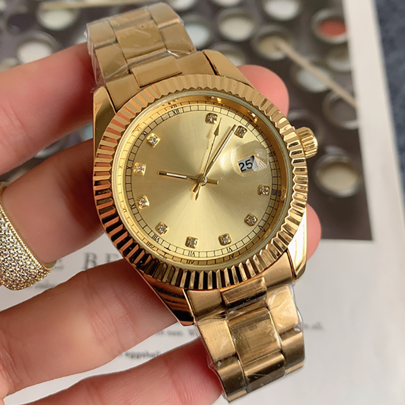 

7-4 version Diamond Men Watch 41mm Quartz Movement Stainless Steel Fashion Designer Journal Luxury Watches Montre de luxe, Box