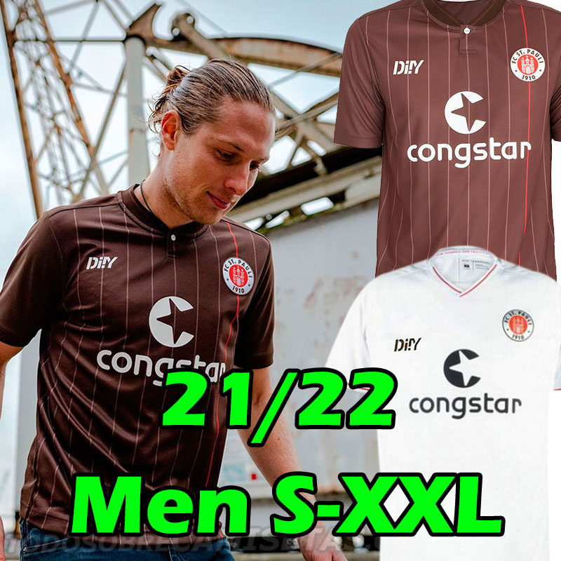 

21/22 ST Pauli SOCCER JERSEYS ST.Pauli BECKER 20 IRVINE 7 KYEREH 17 HARTEL 30 SMITH 8 PAQARADA 23 MEDIC 18 2021 2022 home away JERSEY FOOTBALL shirt, 21 22 home